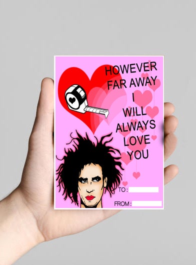 The Rob/Cure Valentines Cards