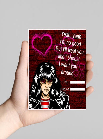 Rock N Roll Valentines Cards