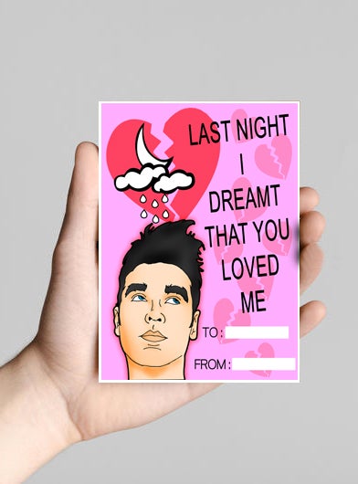 The Moz/Smiths Valentine's Cards